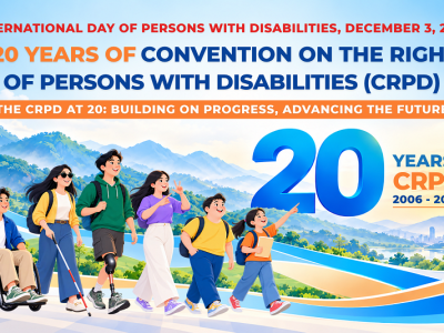2026 International Day of Persons with Disabilities: the CRPD at 20: Building on Progress, Advancing the Future